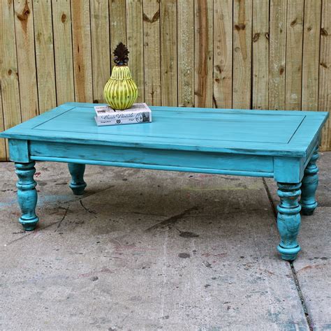 Blue Coffee Table • Display Cabinet