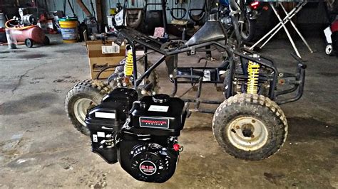 Predator 212cc Swapped Chinese Four Wheeler Build Pt 1 50cc Atv With