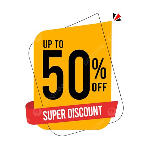 Super Discount 50 Off Vector Discount 50 Percent Off Number 50 Discount Price Tag Png And