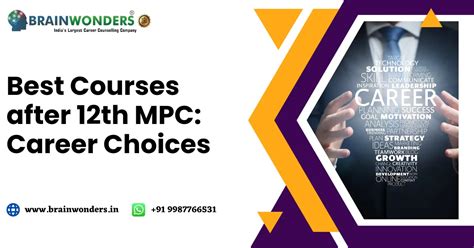 Best Courses after 12th MPC: Career Choices - Brainwonders