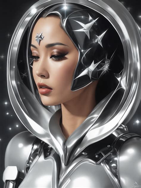 Lumenor Ai Image Generation Airbrush Painting In Style Of Hajime Sorayama