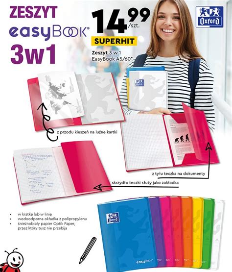 Zeszyt Easy Book A5 60 K Kratka Oxford Cena Promocje Opinie