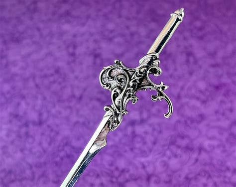 Medieval Fae Sword Hair Stick Hair Pin Celtic Elven Elf Fairy Cosplay Costume Witch Norse Gothic