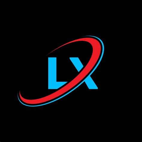 Dise O Del Logotipo De La Letra Lx Lx Letra Inicial Lx C Rculo