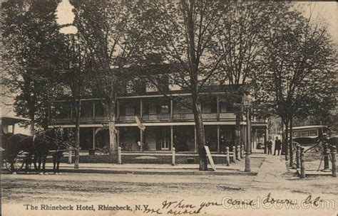 The Rhinebeck Hotel New York Postcard