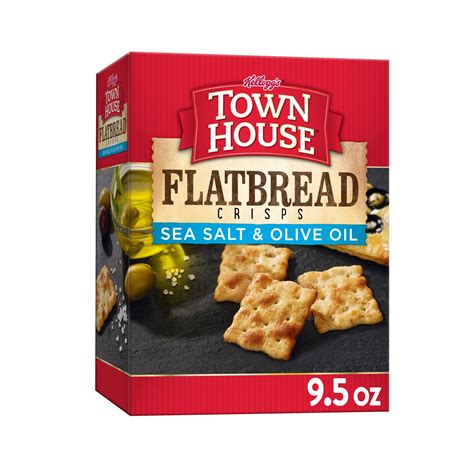 Kellogg S Town House Flatbread Cracker Crisps Baked Snack Crackers