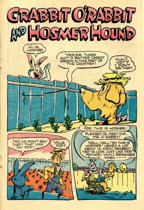 Four-Color Shadows: Grabbit O'Rabbit and Hosmer Hound-1946