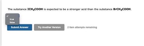 Solved The Substance Benzoic Acid C H Cooh Is A Weak Acid Chegg