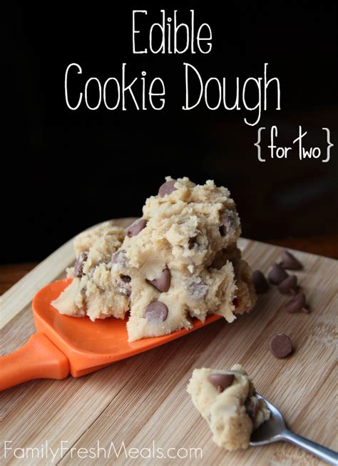 Edible Cookie Dough Recipe {for Two} 2024