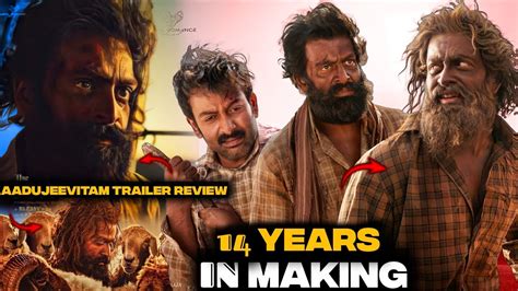 Aadujeevitham Trailer Review The Goat Life Trailer In Hindi Prithviraj