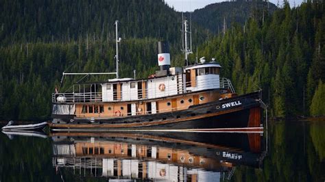 Vintage Tugboat Cruise In Alaska