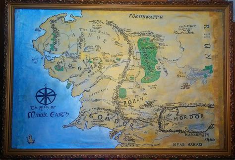 The Ultimate Map Of The Middle Earth By Petitmidous On Deviantart