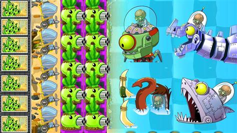 Plants Vs Zombies 2 Mod PEA POD MAX LEVEL Vs ALL ZOMBOSS FIGHT YouTube