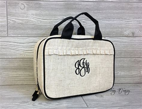 Monogrammed Cosmetic Bag Monogrammed Makeup Bag Bridesmaid T Make