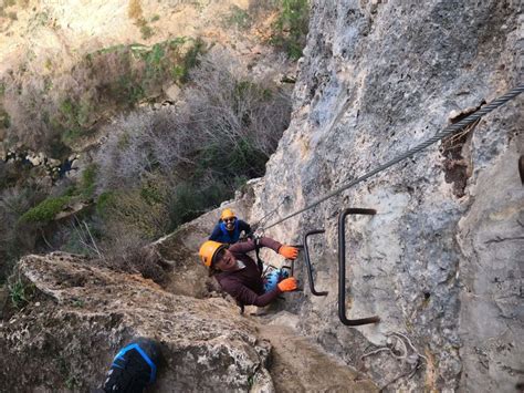 From Ronda Via Ferrata Tajo De Ronda Guided Climbing Getyourguide