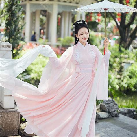 Chinese Folk Dance Hanfu Tang Dynasty Princess Cosplay Stage Wear Trad Osherhome