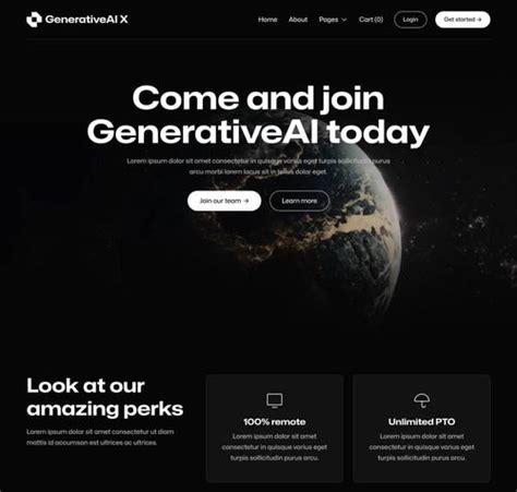 Generativeai X Webflow Ecommerce Website Template