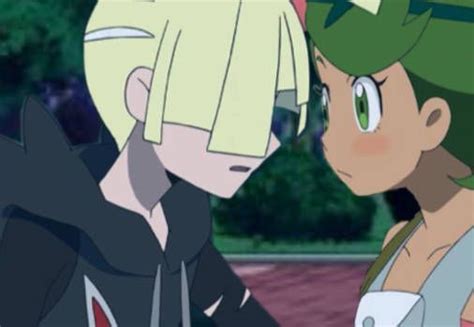 Pin By Alek Martin On Pok Mon In Black Pokemon Anime Gladion