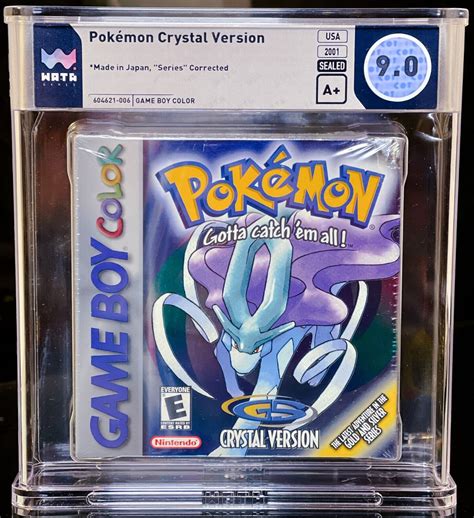 A Pokemon Crystal Nintendo Game Boy Color New Sealed Wata