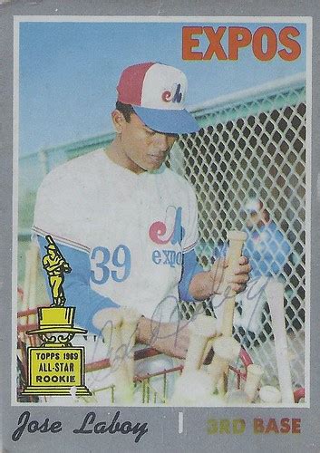 1970 Topps All Star Rookie Jose Coco Laboy 238 Thi Flickr