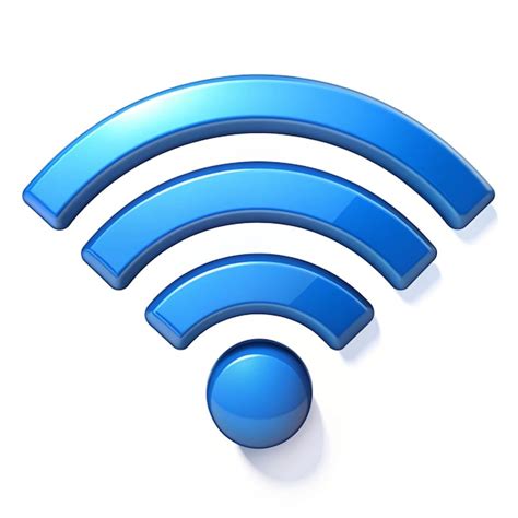 3D WiFi Icon Design Concept Wifi Symbol 3d Render Illustration 3d