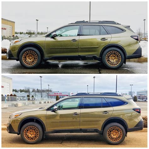 Lifted Outback Before After R Subaru