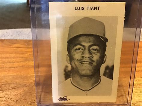 1969 Milton Bradley Luis Tiant Cleveland Indians EBay