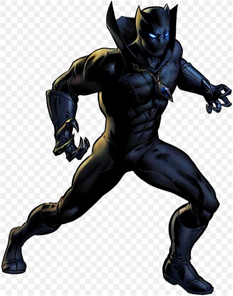 Black Panther Superhero Comic Book Marvel Comics Clip Art, PNG ...