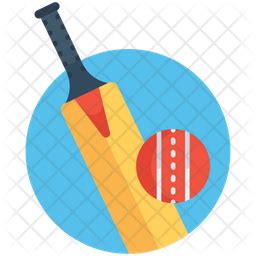 Cricket Icon - Download in Flat Style