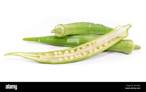 Okra Plant Hi Res Stock Photography And Images Alamy