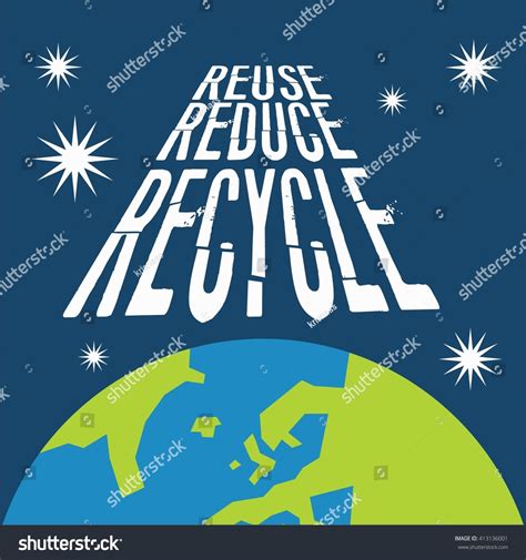 Ilustrasi Stok Earth Day Campaign Poster Template 413136001 Shutterstock