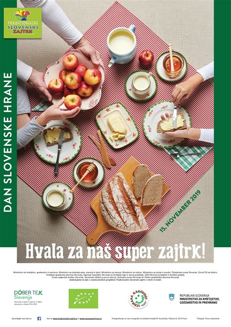 Dan Slovenske Hrane In Tradicionalni Slovenski Zajtrk Osnovna