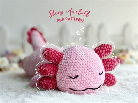 Axolotl Amigurumi Crochet Pattern Amigurumi Crochet Pattern Amigurumi