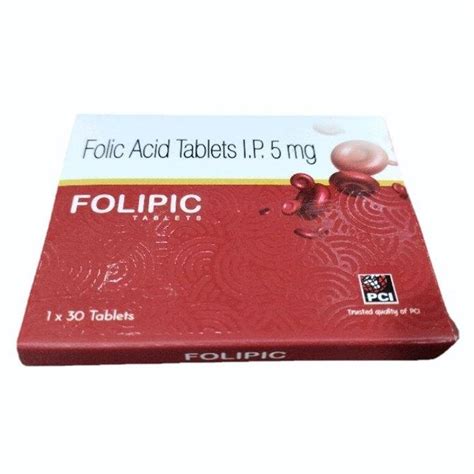 Mg Folic Acid Tablets Ip At Rs Box Folic Acid Capsule In Indore