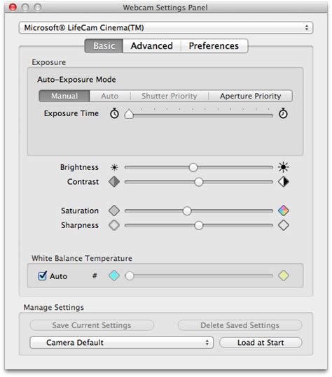 Mactaris: Microsoft LifeCam Cinema on Mac OS X