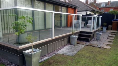 Self Installation Glass Balustrade | Outside Balustrade | Glass Balustrade on Decking