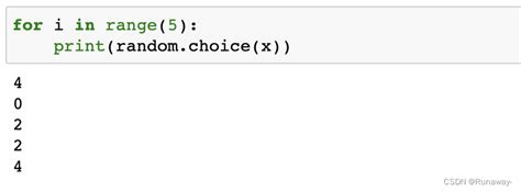 Python Random模块详解 Python Random Choice多次执行 Csdn博客