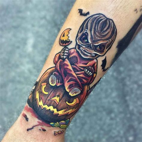 Halloween Tattoo New School On Arm Best Tattoo Ideas Gallery