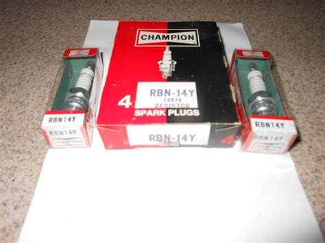 Six Champion Rbn Y Spark Plugs Each Free