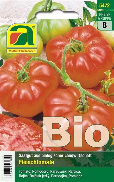 Austrosaat Saatgut Fleischtomate Marmande Bio Solanum Lycopersicum L