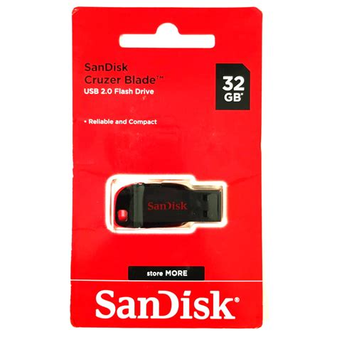 Gb Sandisk Cruzer Blade Usb Flash Pen Drive