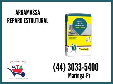 Argamassa Reparo Estrutural Deposito Santa Terezinha