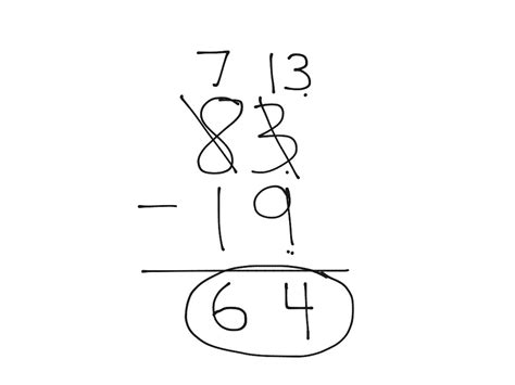 Traditional Subtraction Algorithm Math Elementary Math 2nd Grade