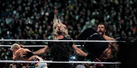 [WrestleMania XL Spoilers] Amazing shot from the main event : r/AccidentalRenaissance