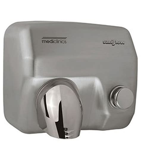 Secador De Manos Saniflow Manual Acero Inox Aisi Satinado E Cs