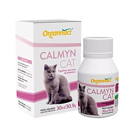 Suplemento Organnact Calmyn Cat Para Gatos Ml Portal Dos Bichos