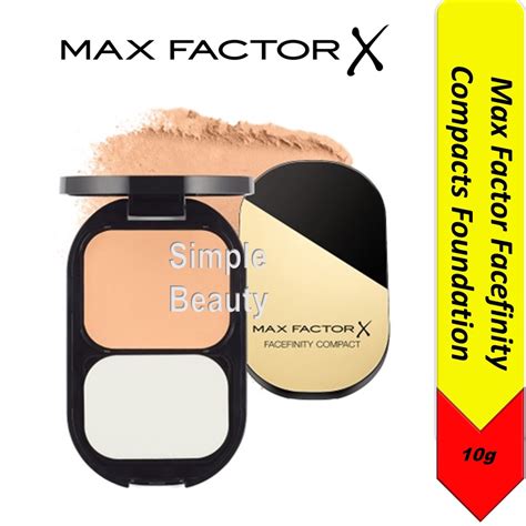 Max Factor Facefinity Compact Foundation 10g Shopee Singapore