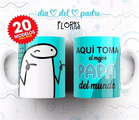 Plantillas Dise Os Sublimar Tazas D A Del Padre Flork En Venta