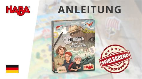 Haba The Key Raub In Der Cliffrock Villa Anleitung Familienspiel