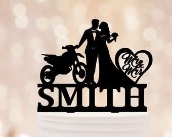 Buy Dirt Bike Cake Topper Motocross Wedding Cake Toppers Off Road